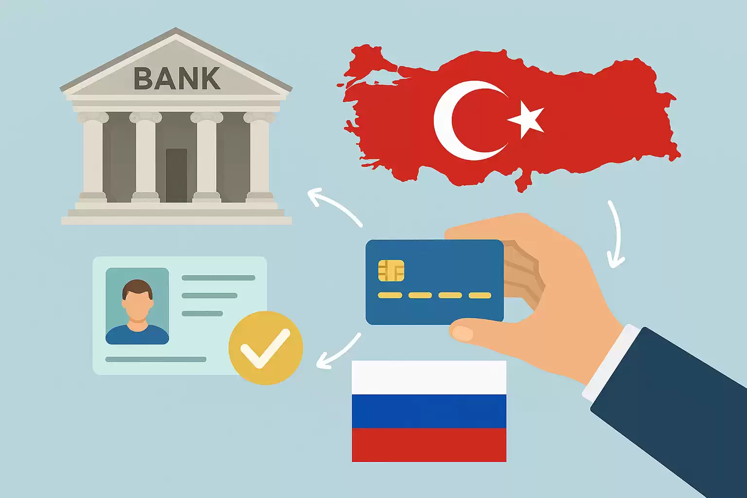 Как открыть банковский счёт в Турции из России?