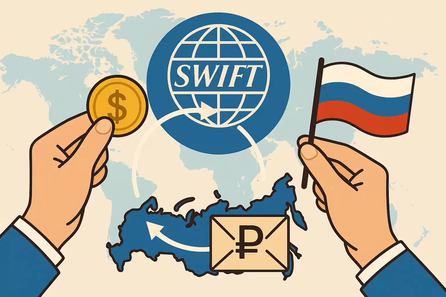 Как получать SWIFT-переводы из-за рубежа в Россию?