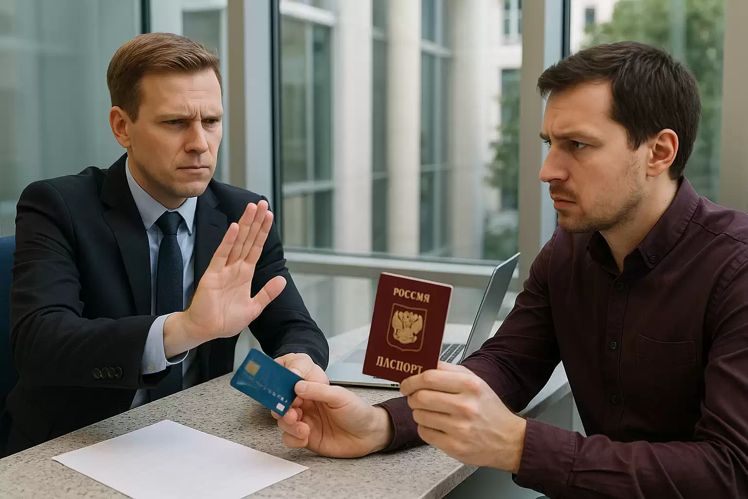 Может ли банк за рубежом отказать в оформлении карты?