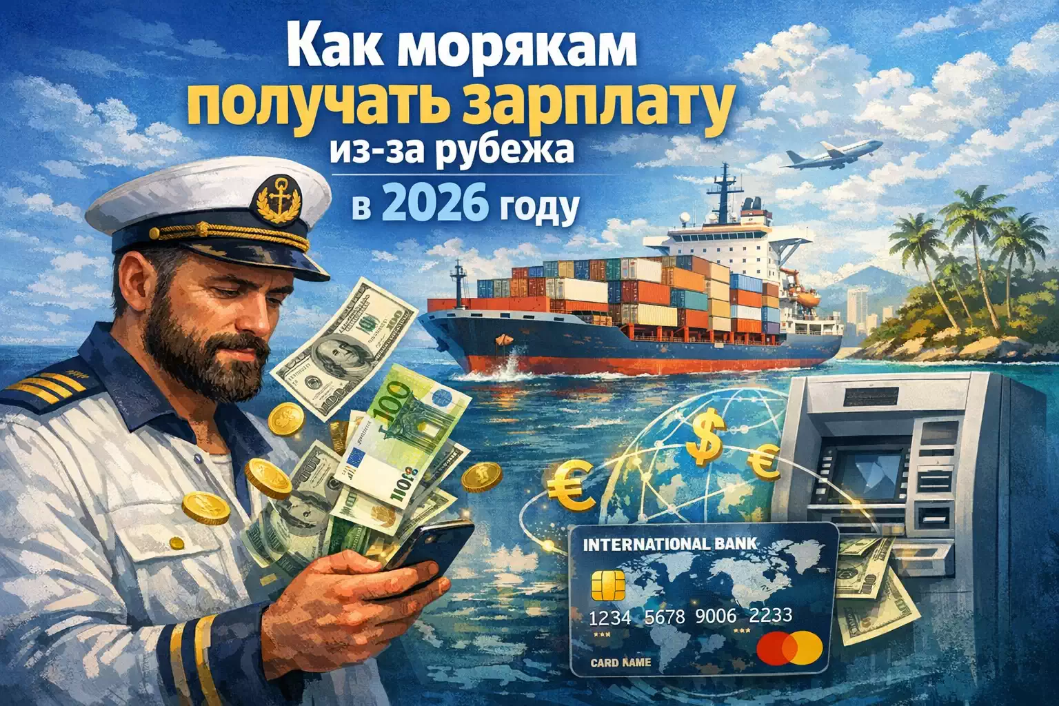 Как морякам получать зарплату из‑за рубежа в 2026 году