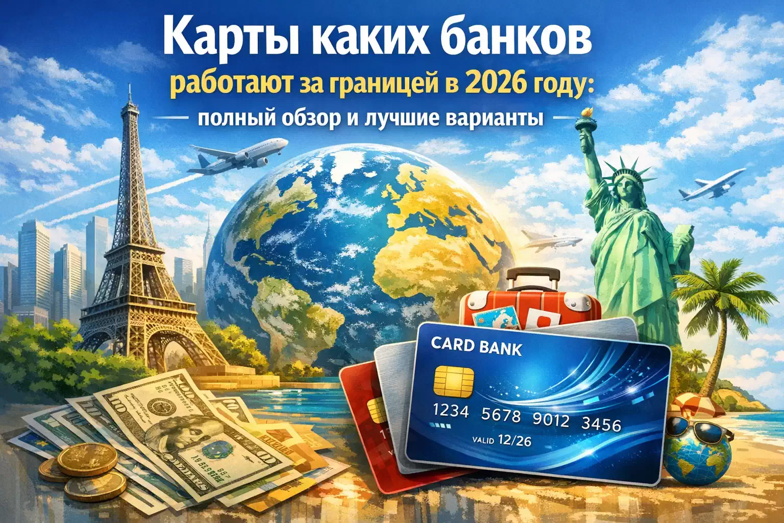 Карты каких банков работают за границей в 2026 году: полный обзор и лучшие варианты