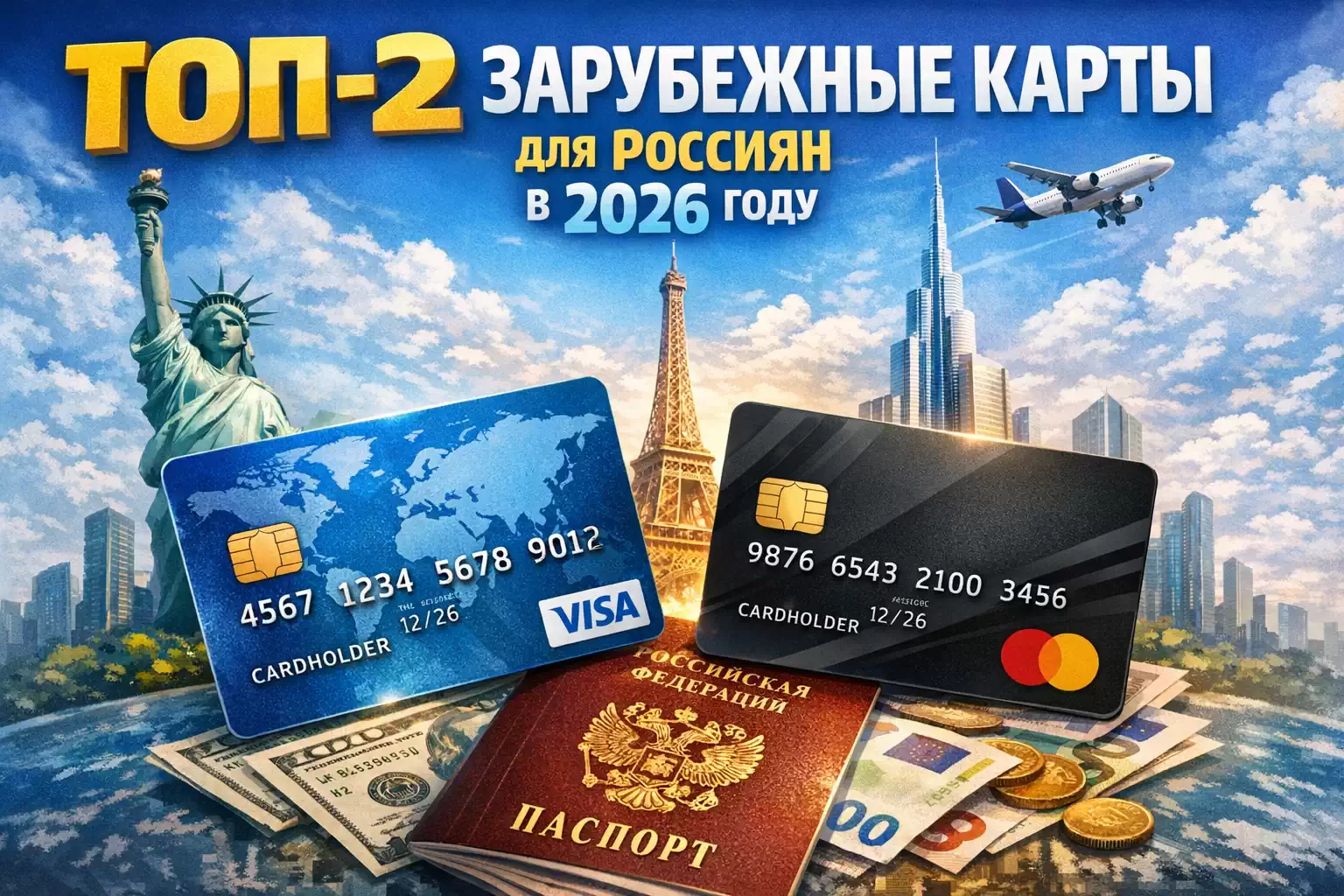 ТОП-2 зарубежные карты для россиян в 2026 году