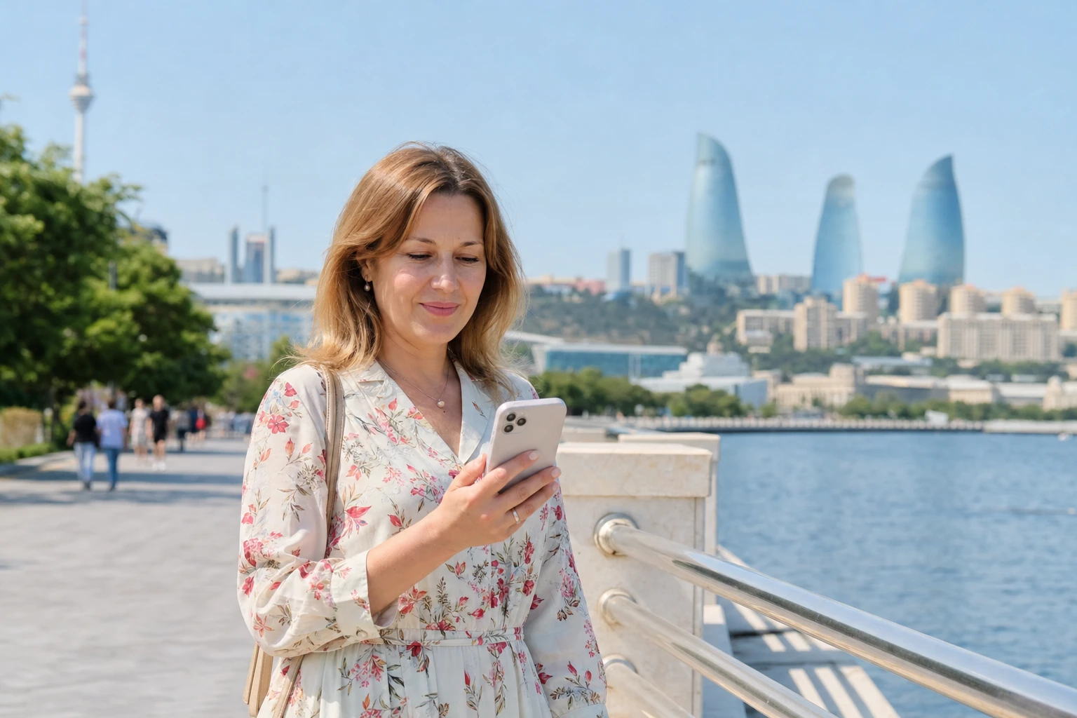 Россиянка в Баку отправляет деньги маме